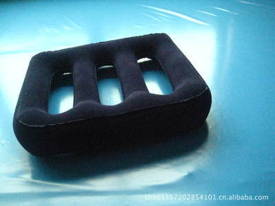 供應(yīng)PVC充氣H形植絨枕 | 6P環(huán)保無(wú)毒，批發(fā)零售各種充氣枕圖片大全